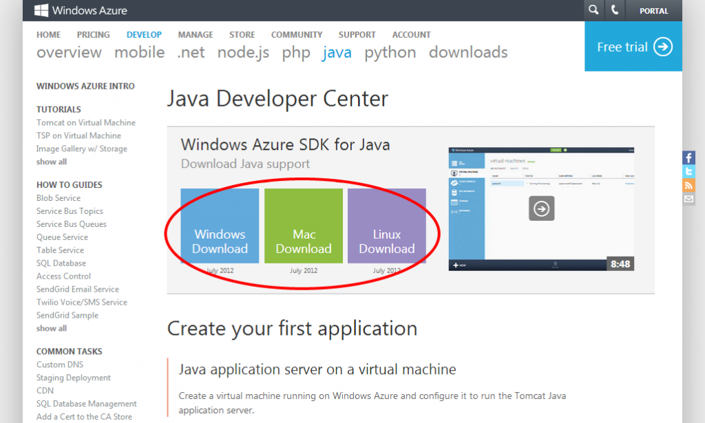 Getting Started With Windows Azure Blob Storage Using Java | GodLikeMouse